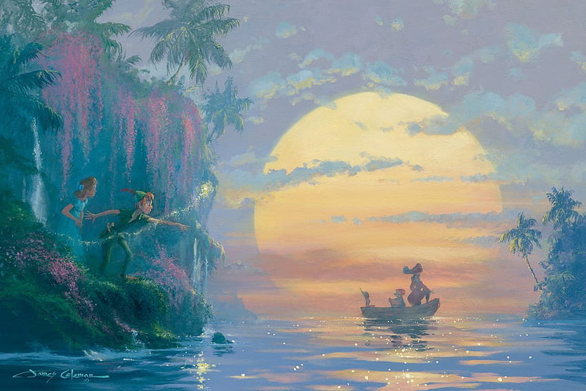 Hook Discovered by James Coleman - The Incredible Art Gallery, Pastel Disney HD wallpaper