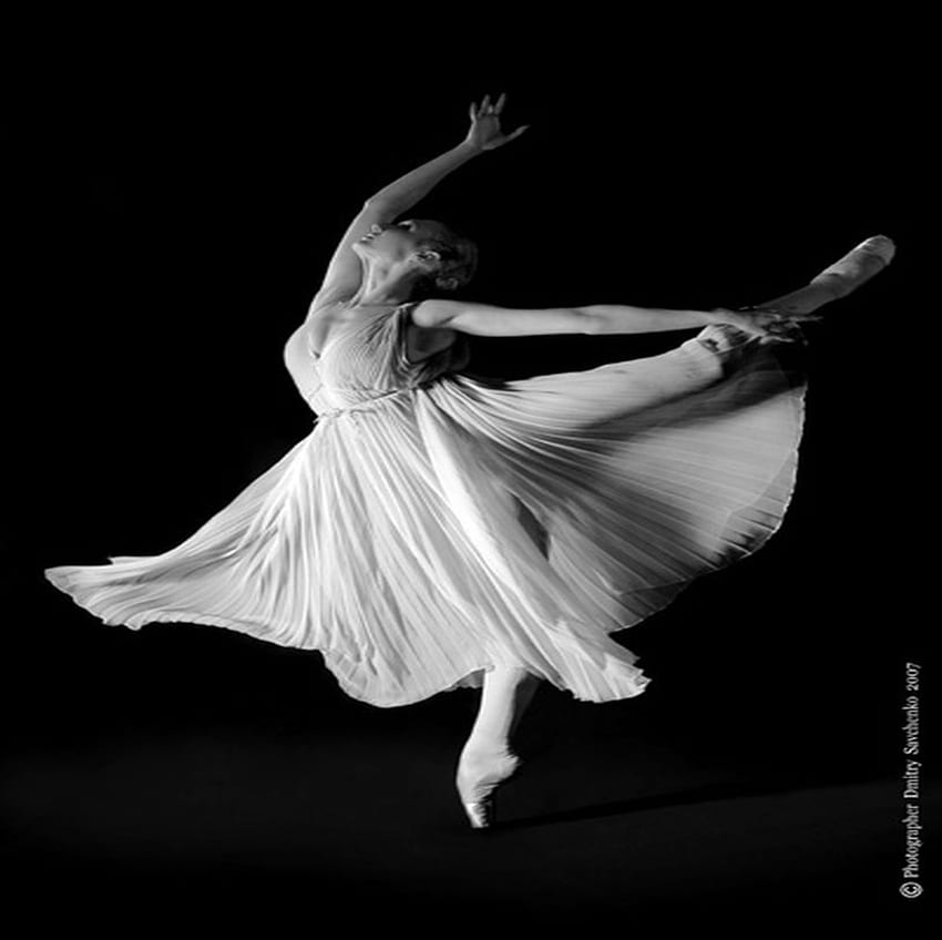 DANÇA.., branco, preto, dançarino, dança papel de parede HD