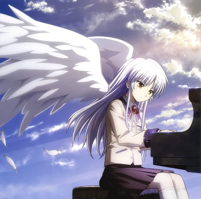 Angel Beats Anime Wallpaper-Angel Of Death