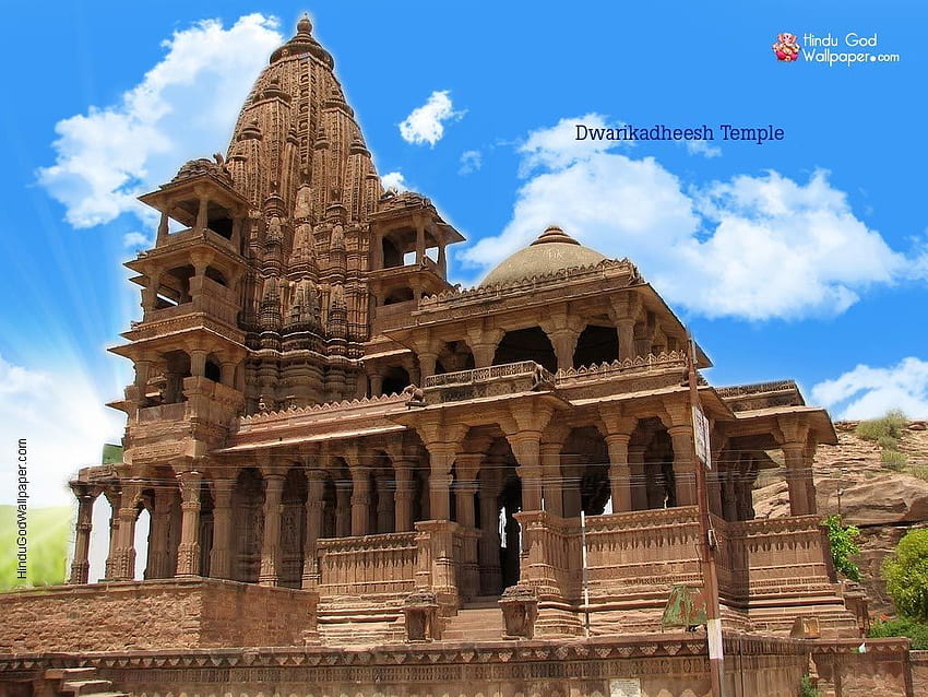 Mathura-Tempel, &. Tempel, indische Tempelarchitektur HD-Hintergrundbild
