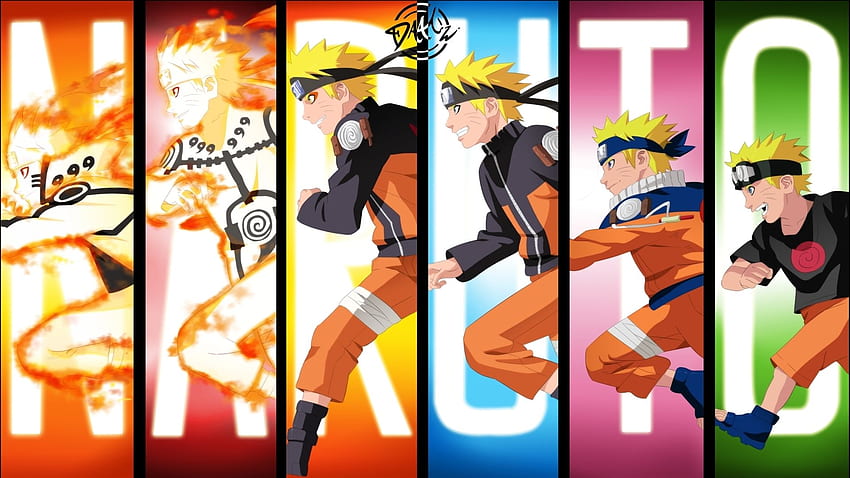 Lista synonimów i antonimów słowa: Naruto Evolution, Naruto All Forms Tapeta HD