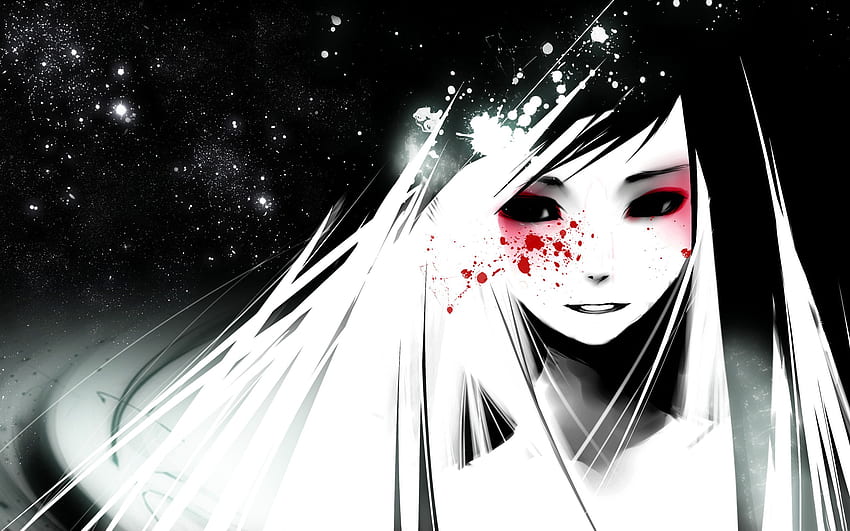 BerrySans on Umění. Darkness, Manga and Anime, Dark Anime Girl HD wallpaper