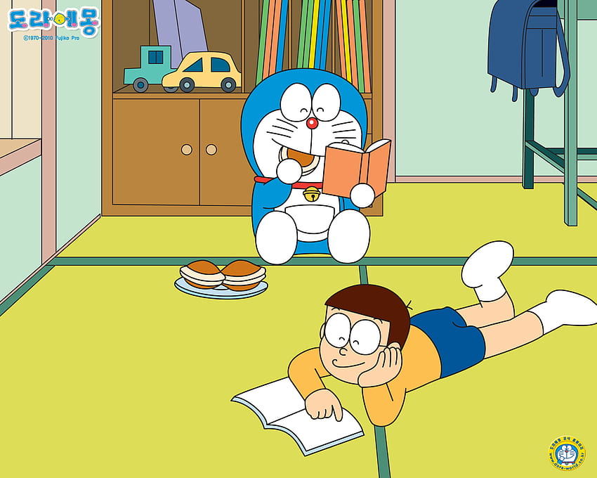 Doraemon und Hintergrund, Gelber Doraemon HD-Hintergrundbild
