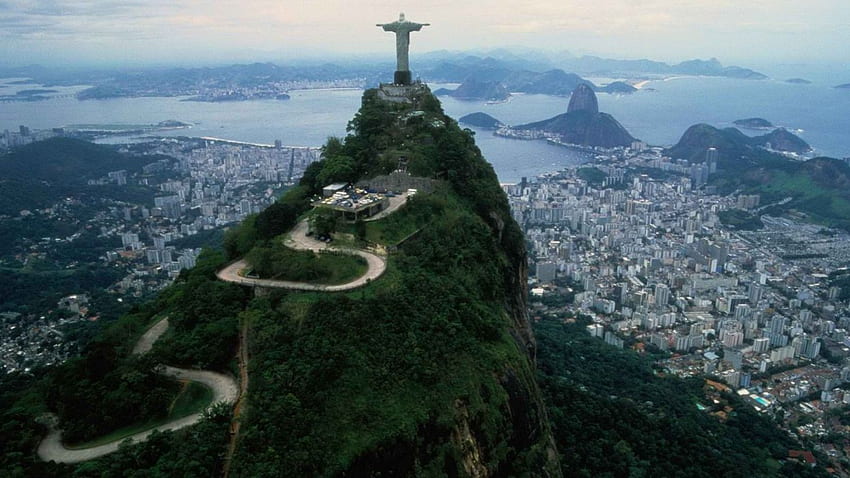 Brasile Rio De Janeiro Cristo Redentor Cristo Redentore Sfondo HD