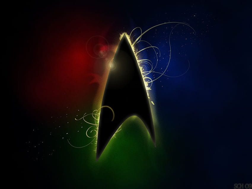Logo di Star Trek, simbolo di Star Trek Sfondo HD