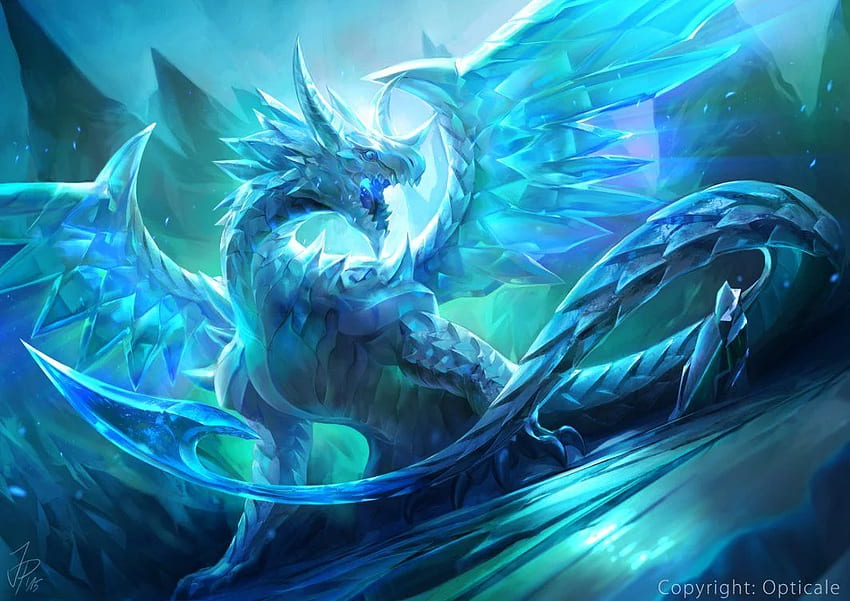 Dragon, Frost Dragon HD wallpaper