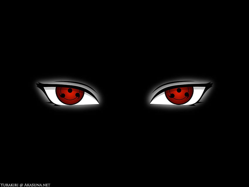 Sharingan-Auge, coole Naruto-Augen HD-Hintergrundbild