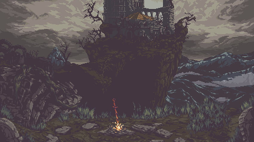 Dark Souls III, Video Games, Pixel Art, Pixelated, Dark Souls / and Mobile Background HD wallpaper