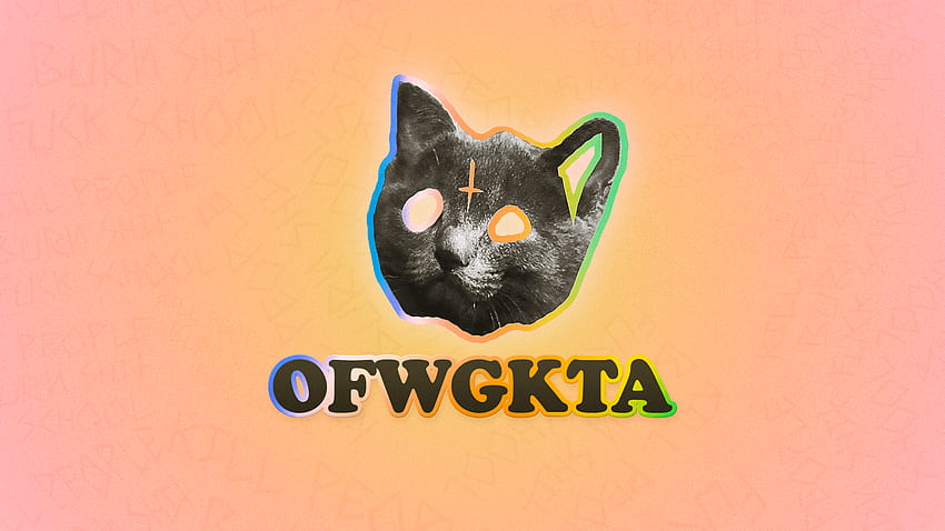 Tron Cat, OFWGKTA HD wallpaper