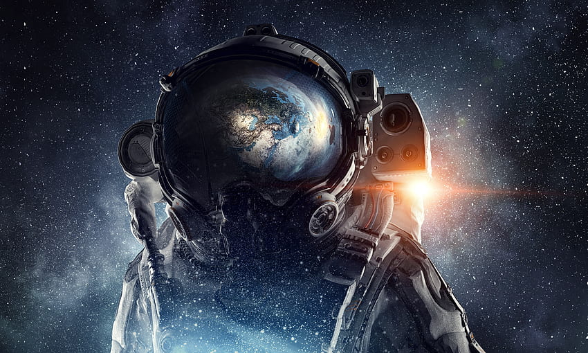 Fantasie, Astronaut, Weltraum HD-Hintergrundbild