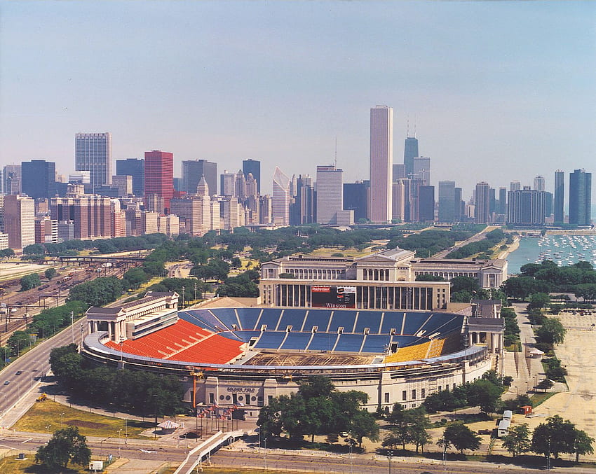 Places of Interest in Chicago, Soldier Field HD wallpaper