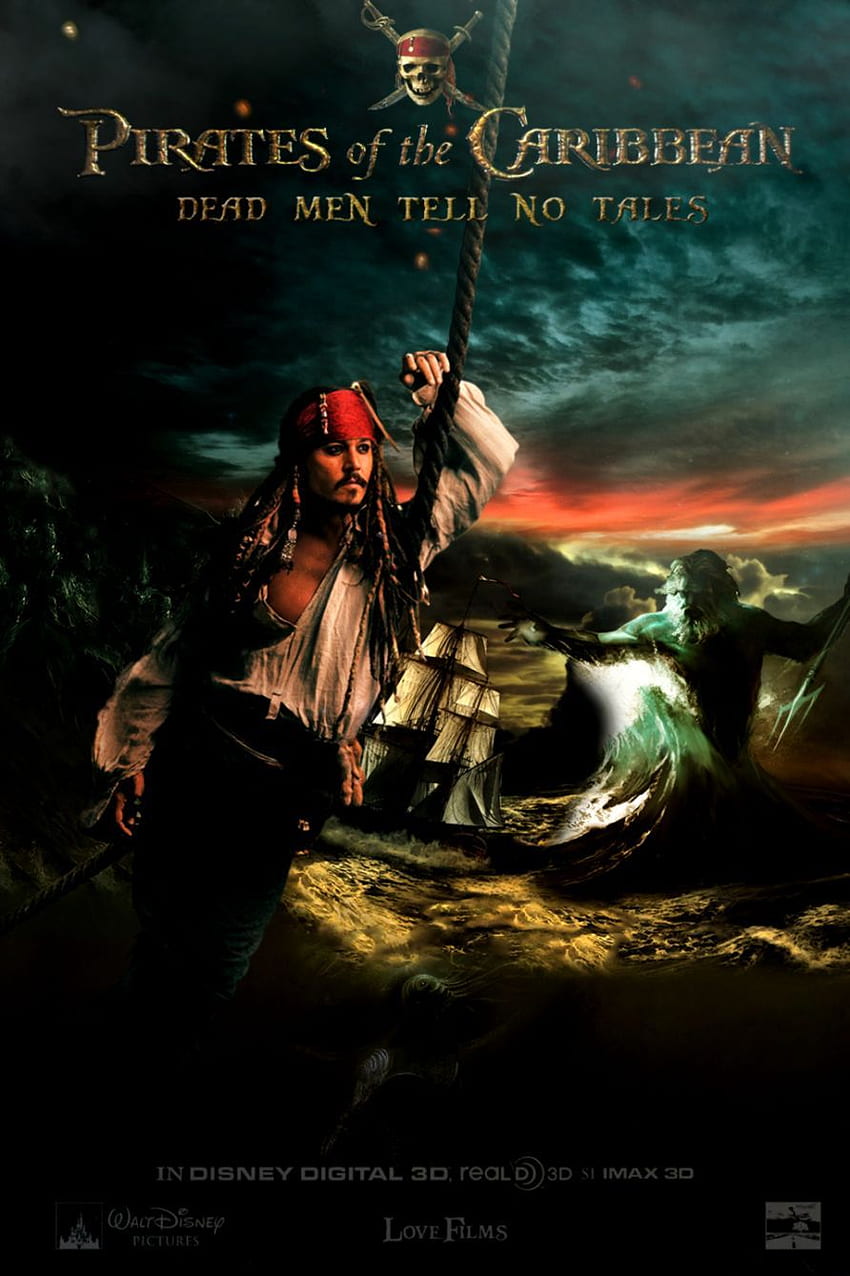 Art Pirates Of The Caribbean Dead Men Tell No Tales - - wallpaper ponsel HD