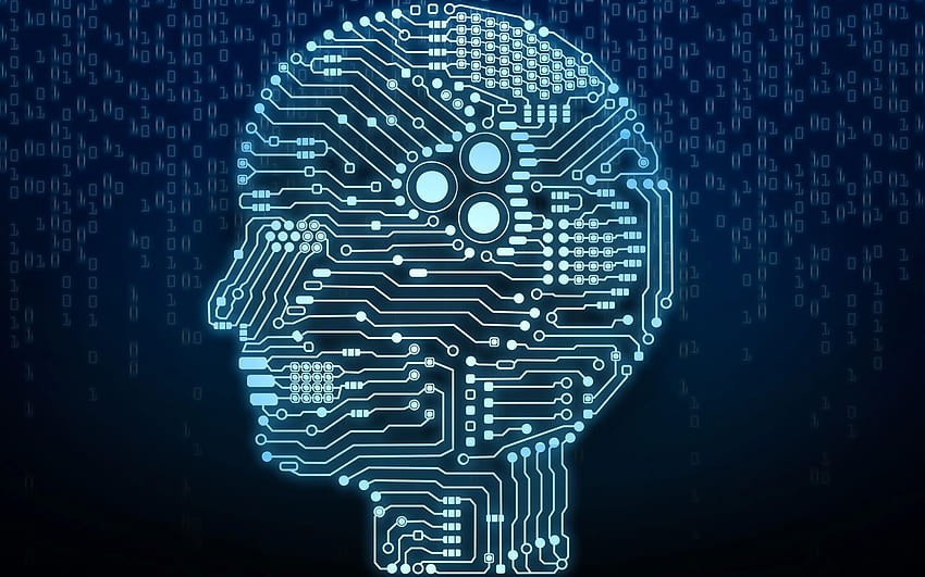 digital technology, brain, artificial, Artificial Intelligence HD wallpaper