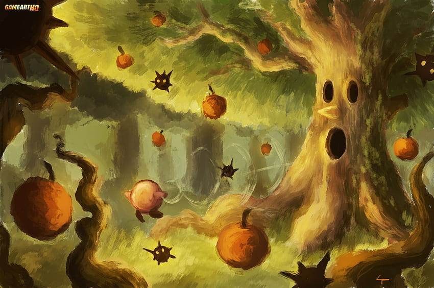 Whispy Woods from Kirby's Dreamland HD wallpaper
