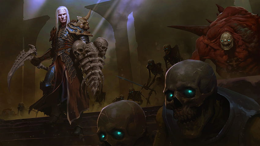 Пристигането на некроманта. от Diablo III HD тапет