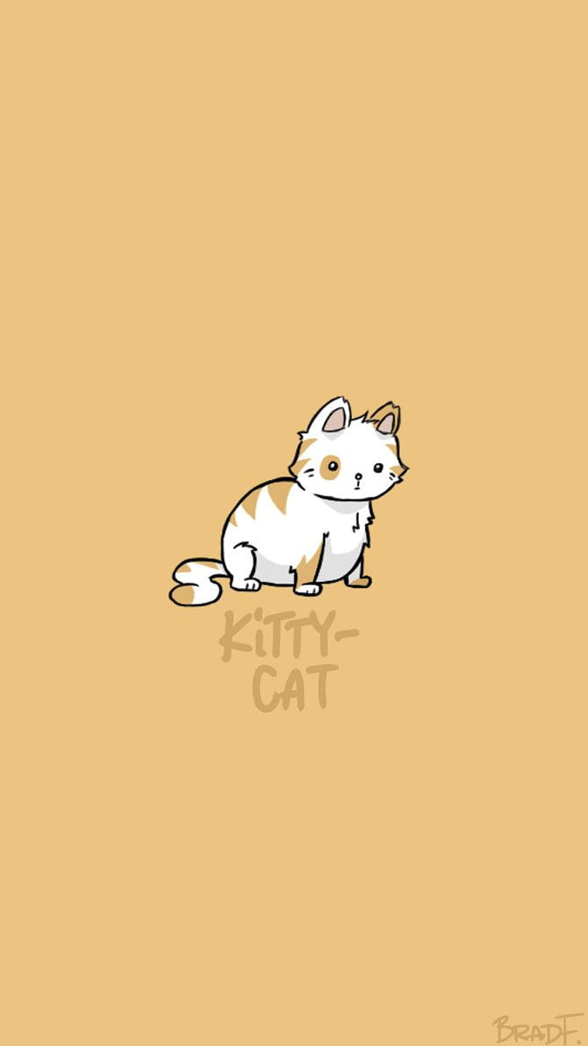 Kitty Cat ( For IPhone 6 And Below), Cartoon Cat HD phone wallpaper ...