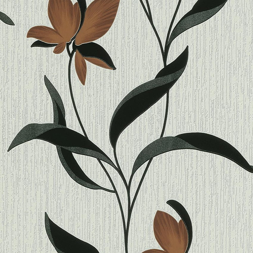 Fleur Brown Flower On White Bark Texture 9730 11, Brown Flowers HD phone wallpaper