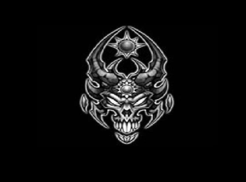 HoRney Sun Skull, teeth, white, black, grey, eyes, horney, noes, sun, mouth HD wallpaper