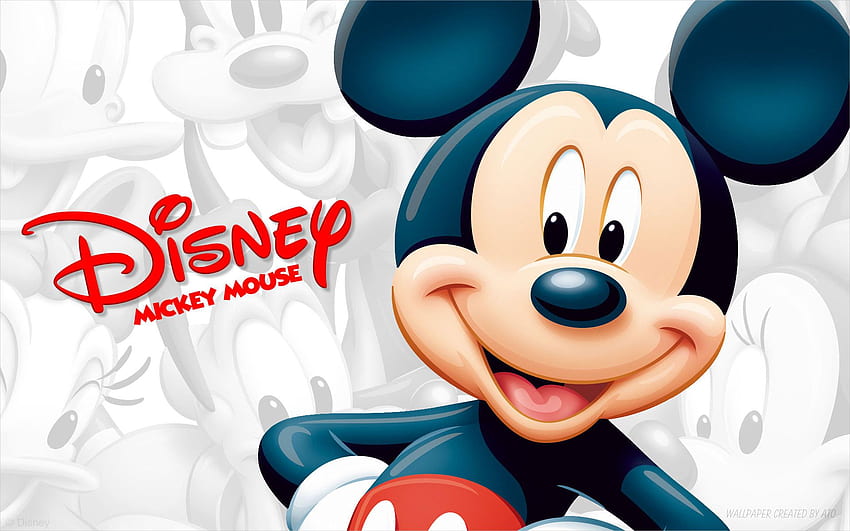 Micky Maus in PSD, Disney Micky Maus Köpfe HD-Hintergrundbild