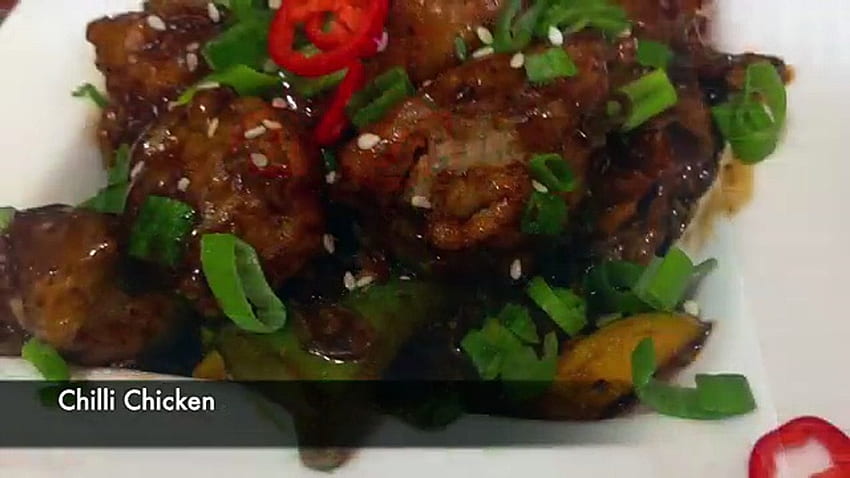 Chilli Chicken - Restaurant Style. Spicy Chilli Chicken. Dry Indo Chinese Chilli Chicken - Vidéo Dailymotion HD wallpaper