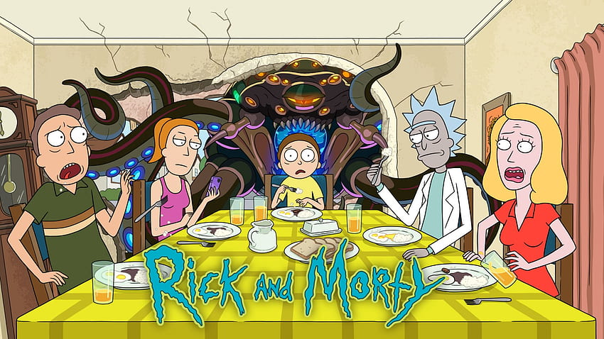 Rick and Morty 5. Sezon 5. Bölüm Rick and Jerry's Guys Night, Rick and Morty Sözleri HD duvar kağıdı