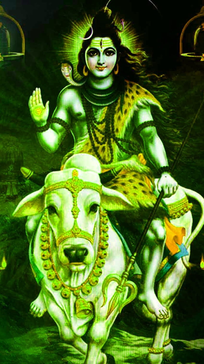 Sivan , Lord Shiva, Green Theme HD phone wallpaper | Pxfuel