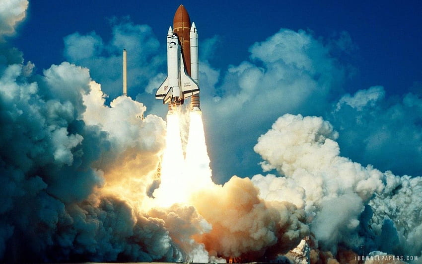 Lancio dello Space Shuttle, lancio di un razzo Sfondo HD