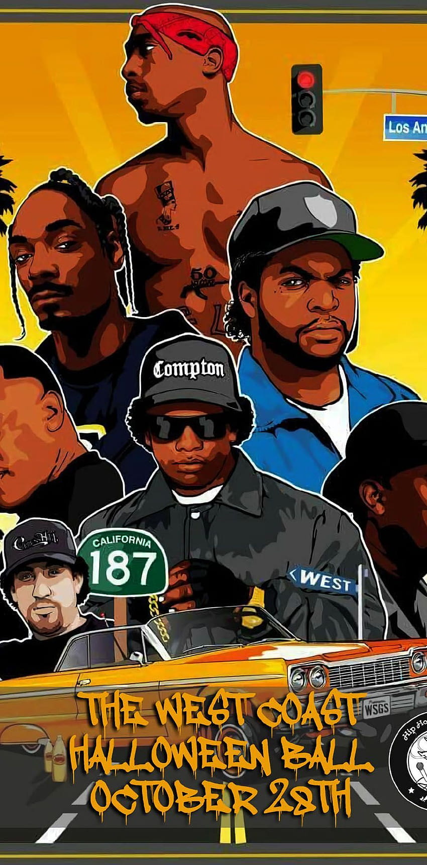 Pind erklære tjener West coast rappers HD wallpapers | Pxfuel