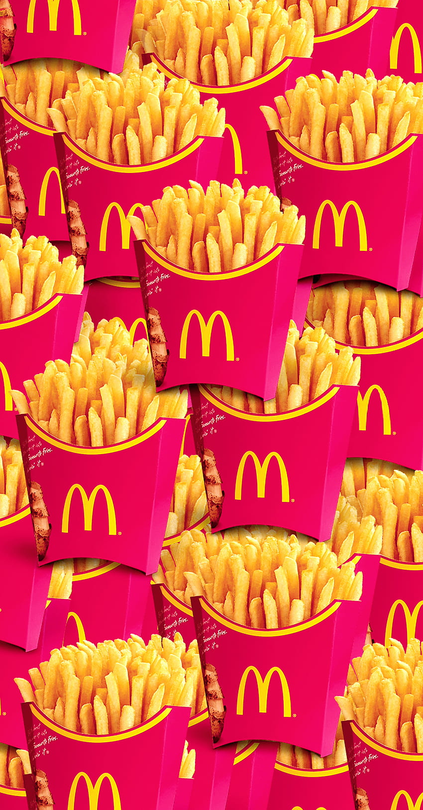 Regular McDonald's Fri, red, hungry, fries, mcdonalds, food, hunger HD phone wallpaper