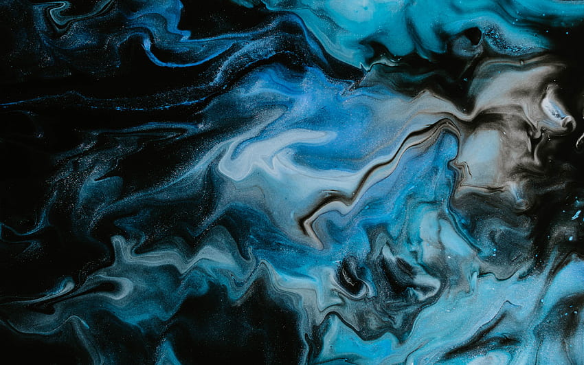 Stains, Paint, Acrylic Dark Blue HD wallpaper