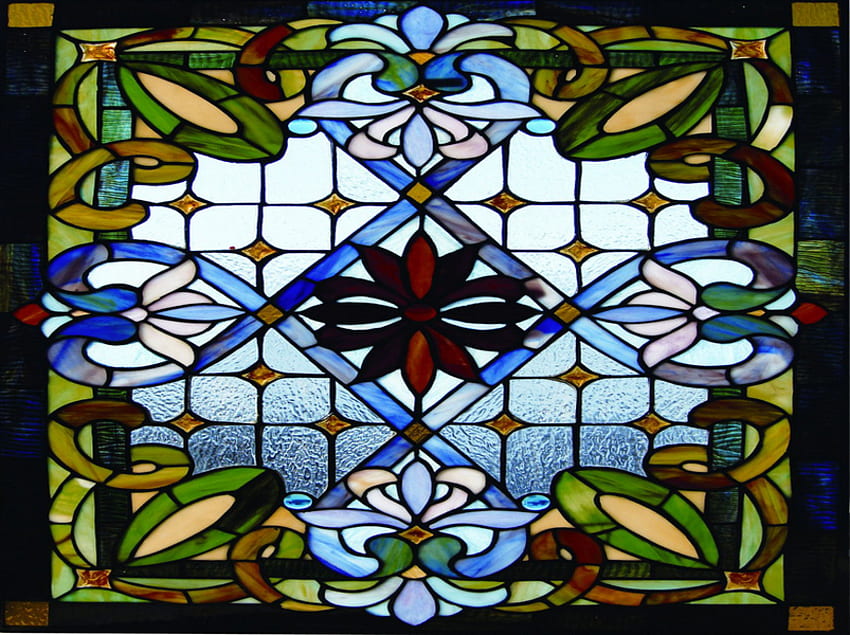 Stained Glass ...., la, dove, fine, è Sfondo HD