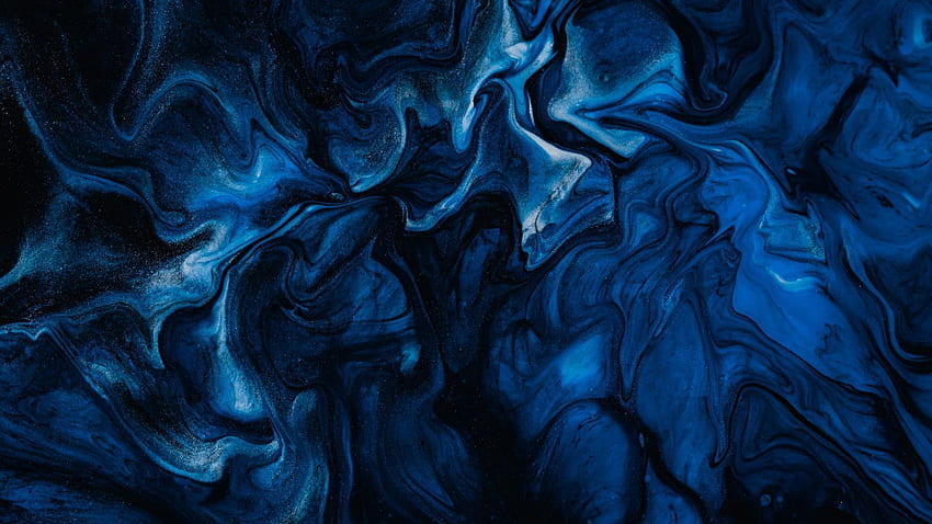 Paint Stains, Liquid, Blue Dark, , , Background, 9ec70b, Liquid HD wallpaper