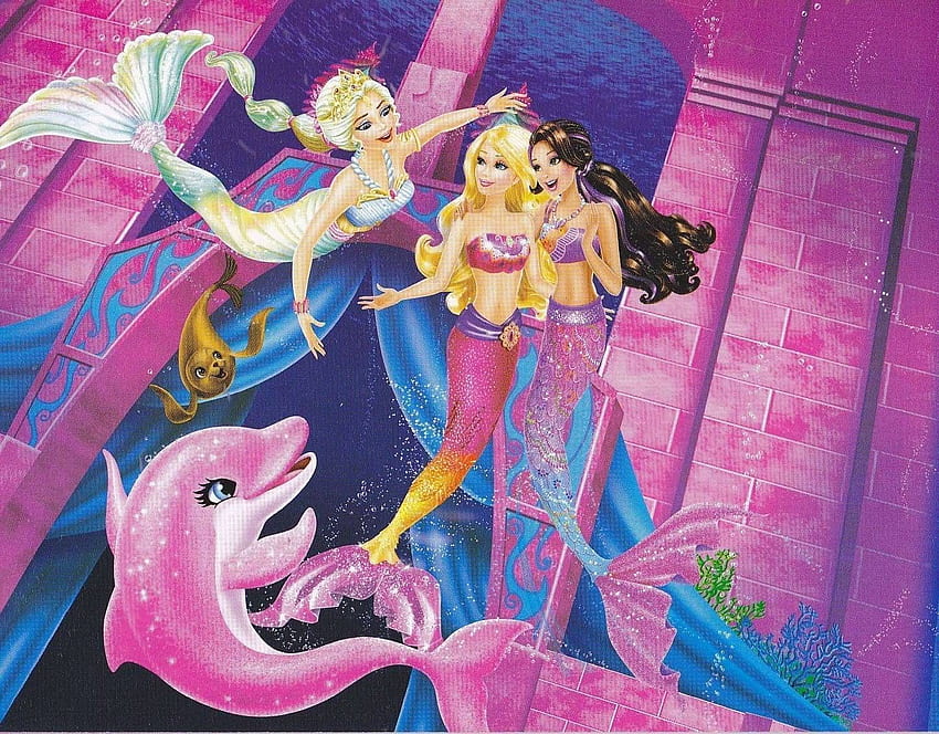 Barbie in A Mermaid Tale 2 7 - ♥Barbie Dolls♥ . Barbie cartoon, Mermaid barbie, Mermaid tale HD wallpaper