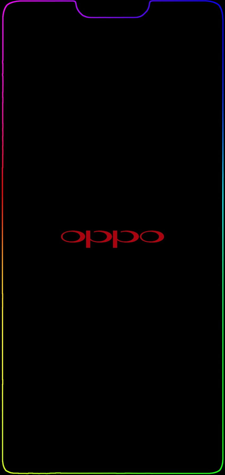 Oppo f7 notch border light red oppo . Gambar, ponsel, Ponsel, Oppo Logo HD phone wallpaper