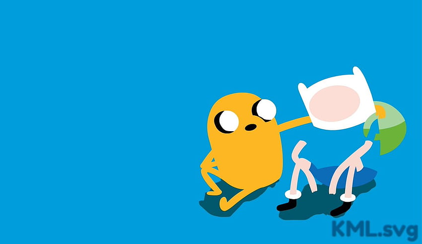 KML.svg - I kno its a lil bit late but just wanna say that, Adventure time is the best cartoon of all time. So i made this in honor of the, Minimalist Adventure Time HD wallpaper