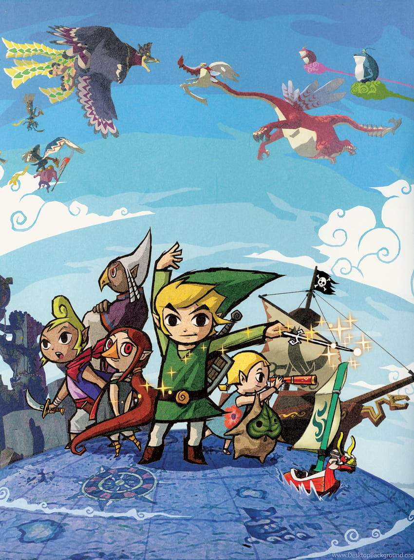 La leggenda di Zelda Wind Waker, The Wind Waker Sfondo del telefono HD