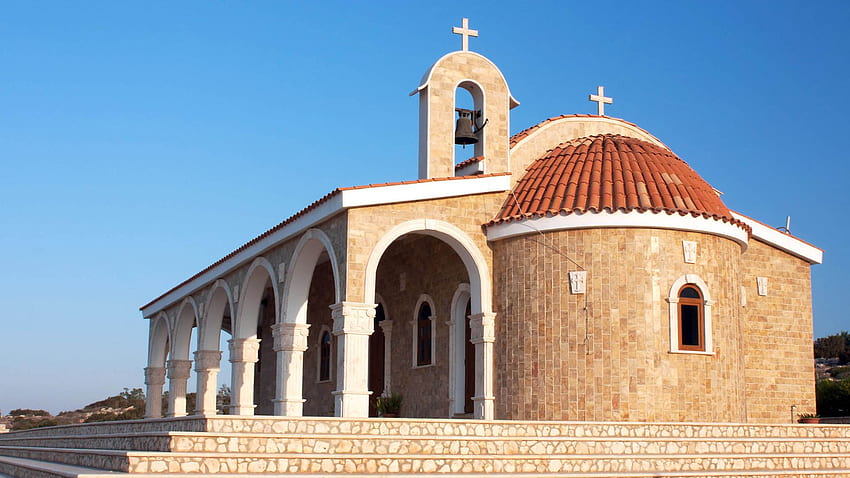 Church of St. Epiphanius, Ayia Napa, Cyprus HD wallpaper