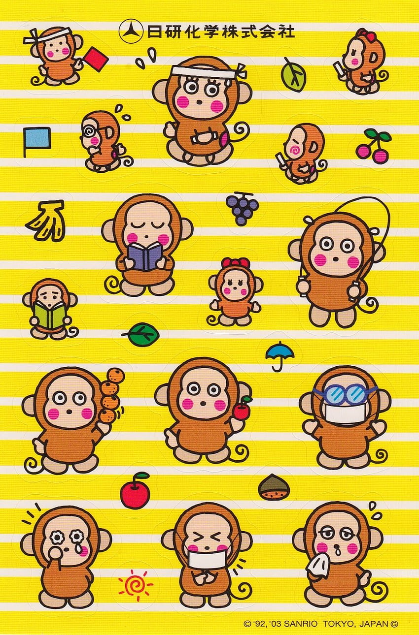 ***Characters I Want To Make Out of Polymer Clay***, Kawaii Monkey HD phone wallpaper