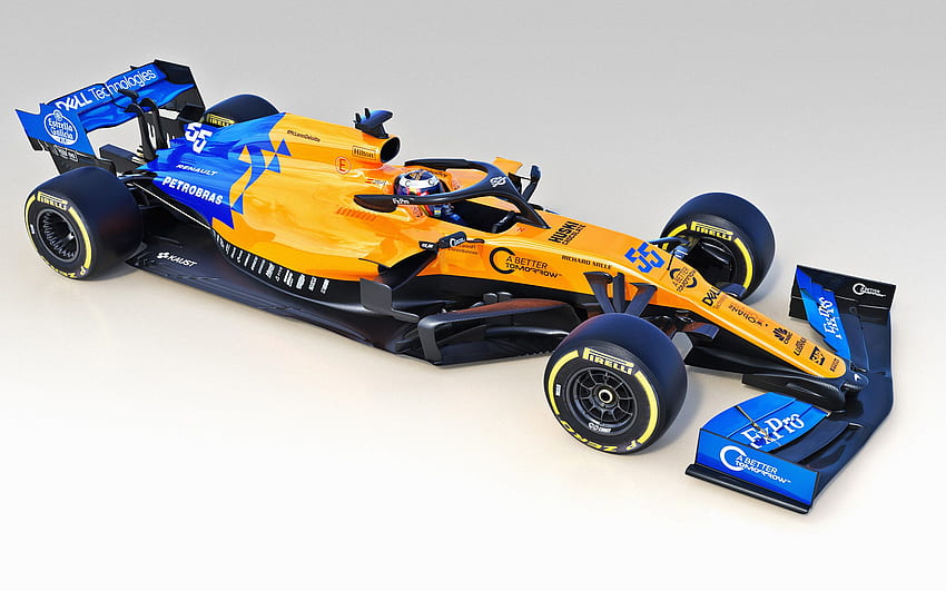 McLaren MCL34, 2019, nuevo 2019 coche de F1, Carlos, Carlos Sainz fondo de pantalla