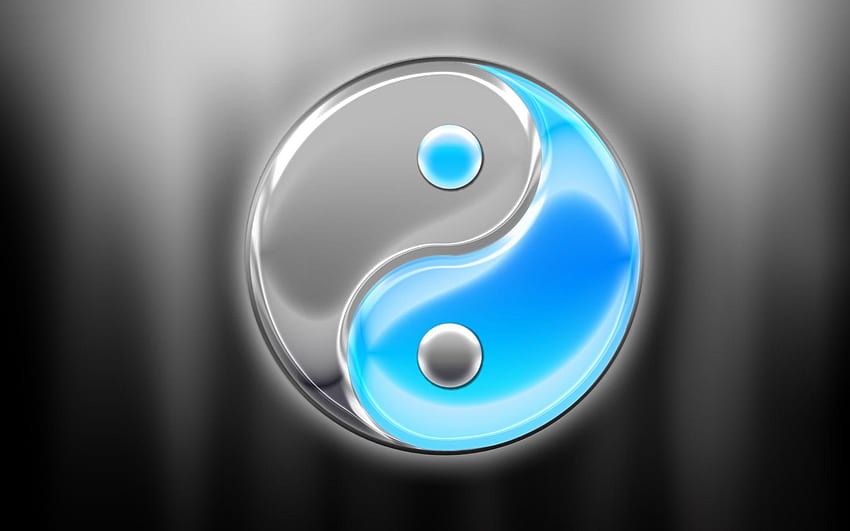Yin Yang, cooles Yin Yang 3D HD-Hintergrundbild
