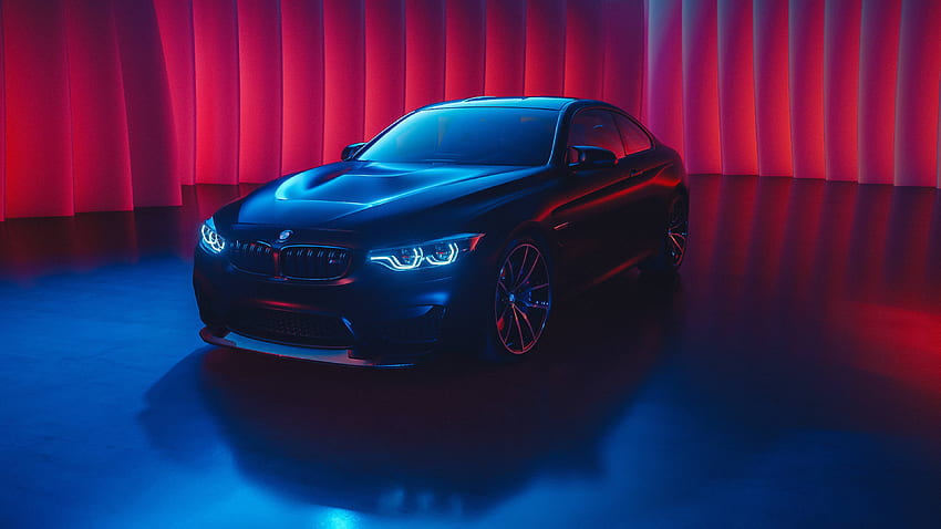 BMW M4 Neon Colour Art , รถยนต์ , , และพื้นหลัง BMW M4 วอลล์เปเปอร์ HD