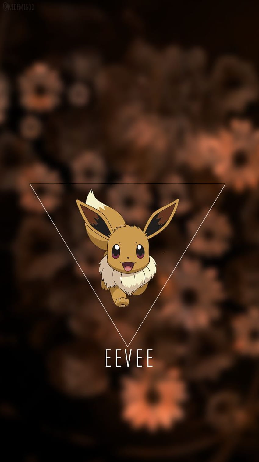 Eevee Pokemon Character iPhone 6 HD Wallpaper 