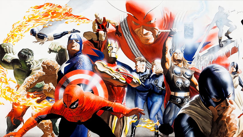 Original Marvel Src Best Alex Ross - Alex Ross, Justice League Alex Ross Sfondo HD