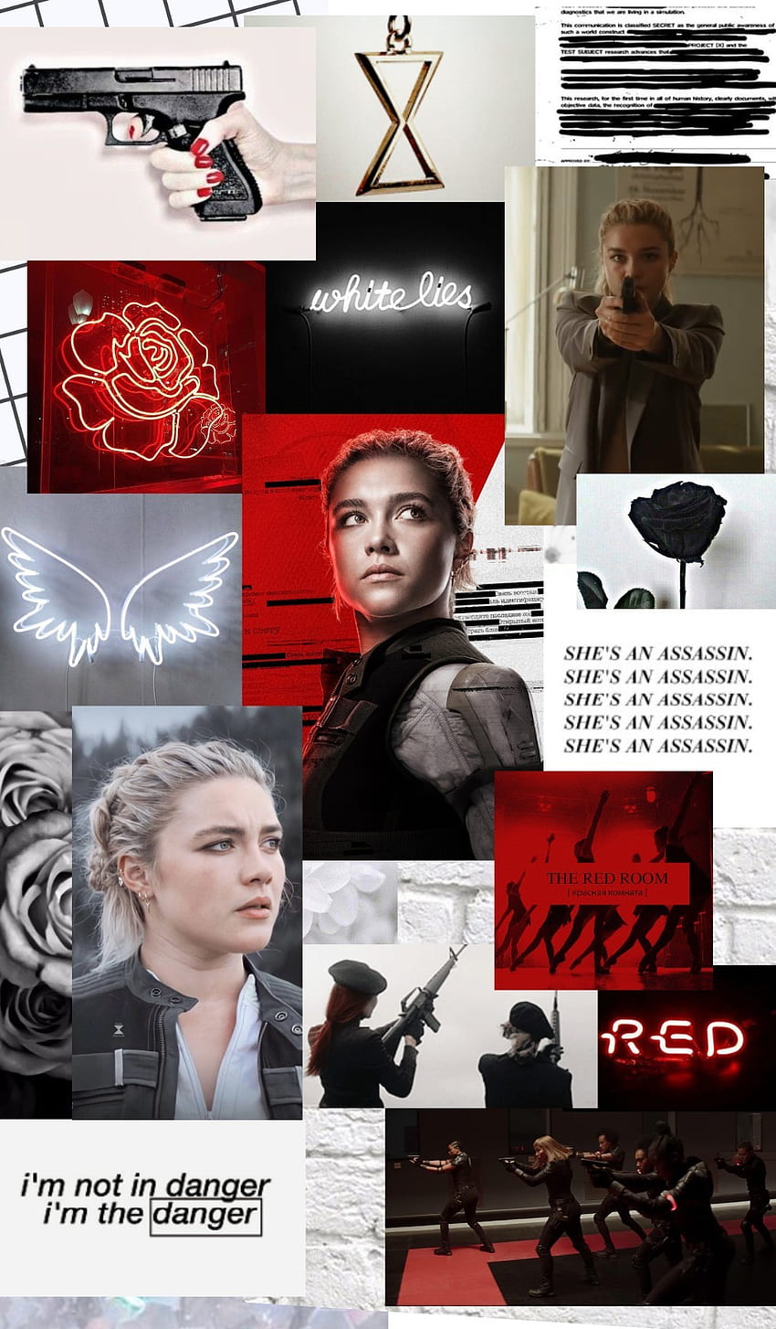 Yelena Belova, Hawkeye, Assassin, Mood Board, Black Widow, Red Room HD phone wallpaper
