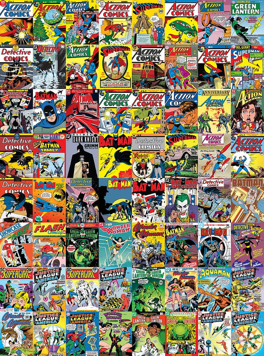 DC COMICS COLLAGE CREATIVO 64 PIEZAS - Tinker and Toad fondo de pantalla del teléfono