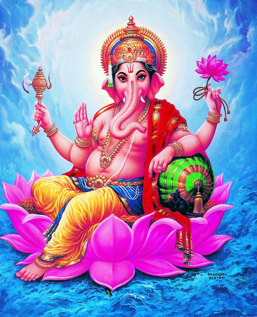 1418 {Piękny} Lord Ganesha, Ganesh Ji, Bóg Ganesh Tapeta na telefon HD