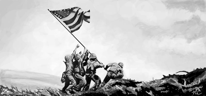 Iwo Jima Flag Raising the best - in 2018 [] for your , Mobile & Tablet. Разгледайте флага на Иво Джима. Флаг Иво Джима , Иво Джима HD тапет