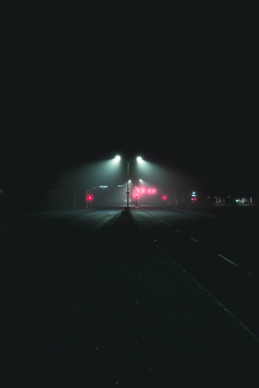 Foggy Night, Dark Foggy Night HD phone wallpaper