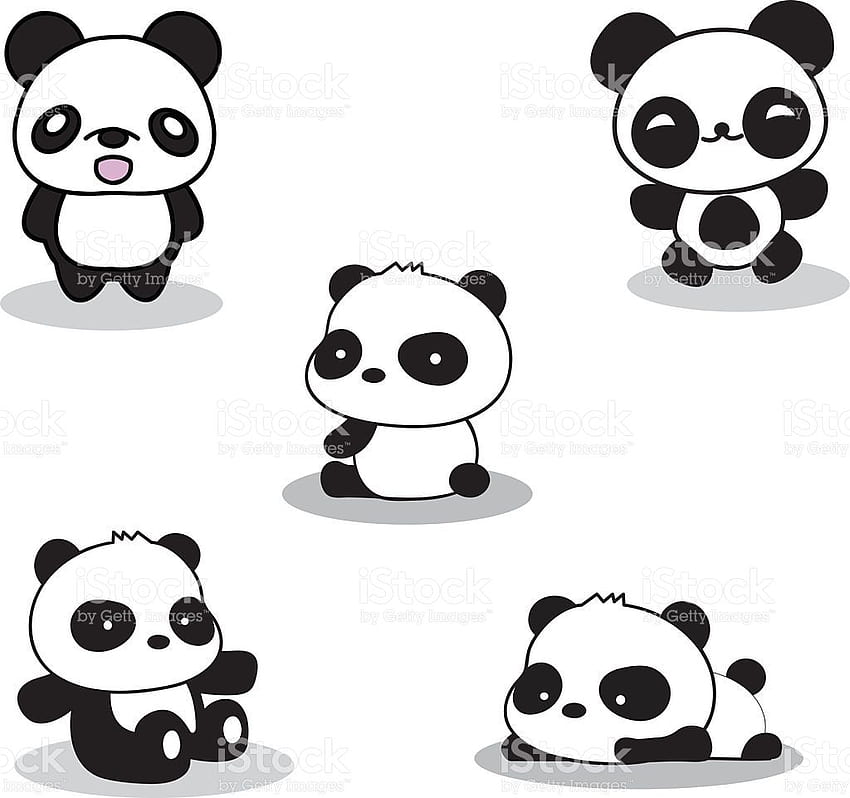 Panda clipart cool cartoon - Panda clipart cool, piccolo simpatico cartone animato Panda Sfondo HD