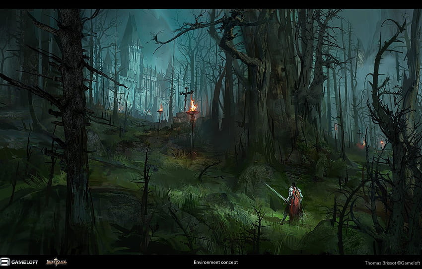 Transylvania, Iron Blade, Environment Concept for , section фантастика HD wallpaper